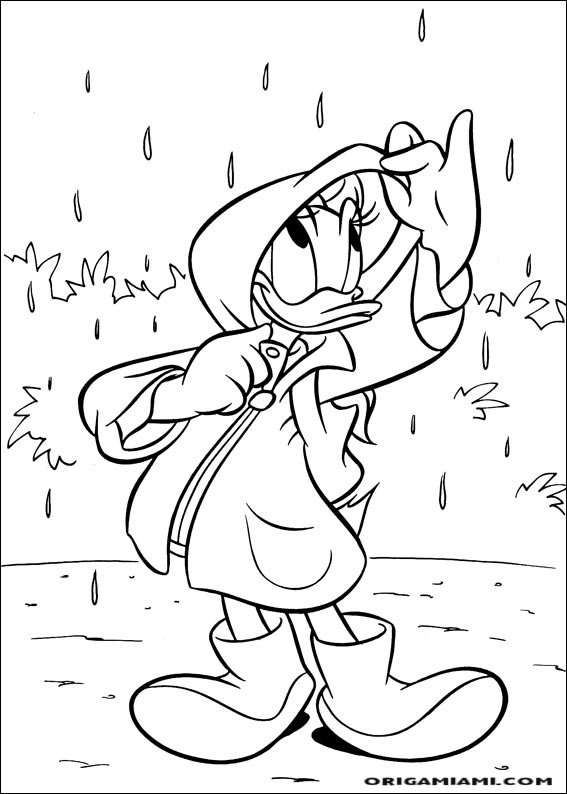 Daisy Duck coloring page (1)