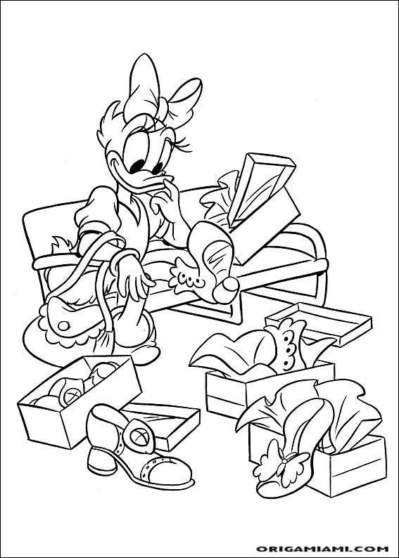 Daisy Duck coloring page (11)