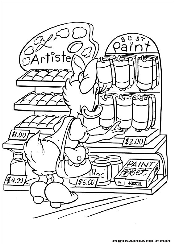 Daisy Duck coloring page (12)