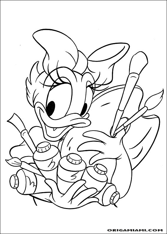 Daisy Duck coloring page (13)