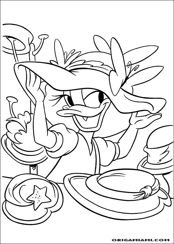 Daisy Duck coloring page (14)