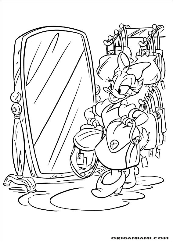 Daisy Duck coloring page (15)