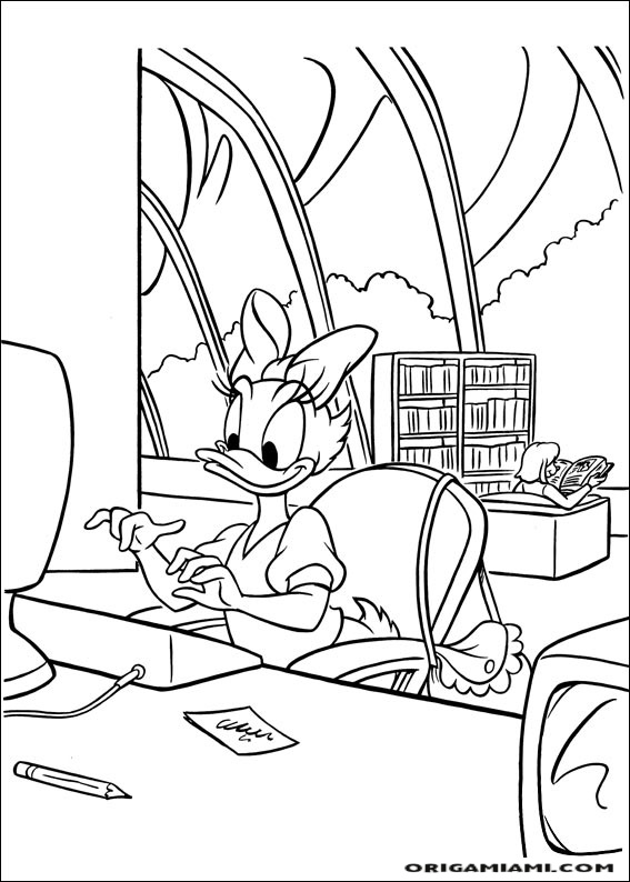 Daisy Duck coloring page (17)