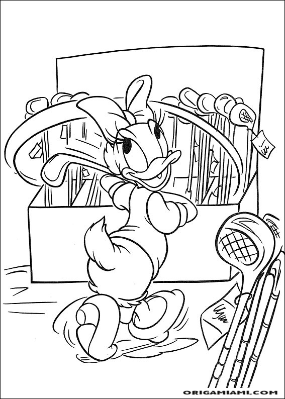 Daisy Duck coloring page (18)