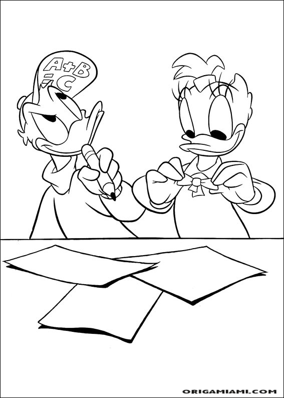 Daisy Duck coloring page (7)