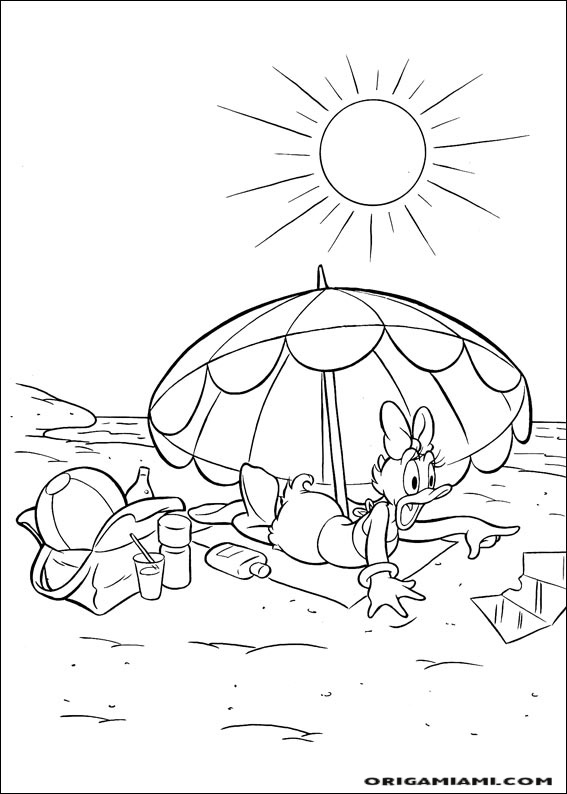 Daisy Duck coloring page (9)