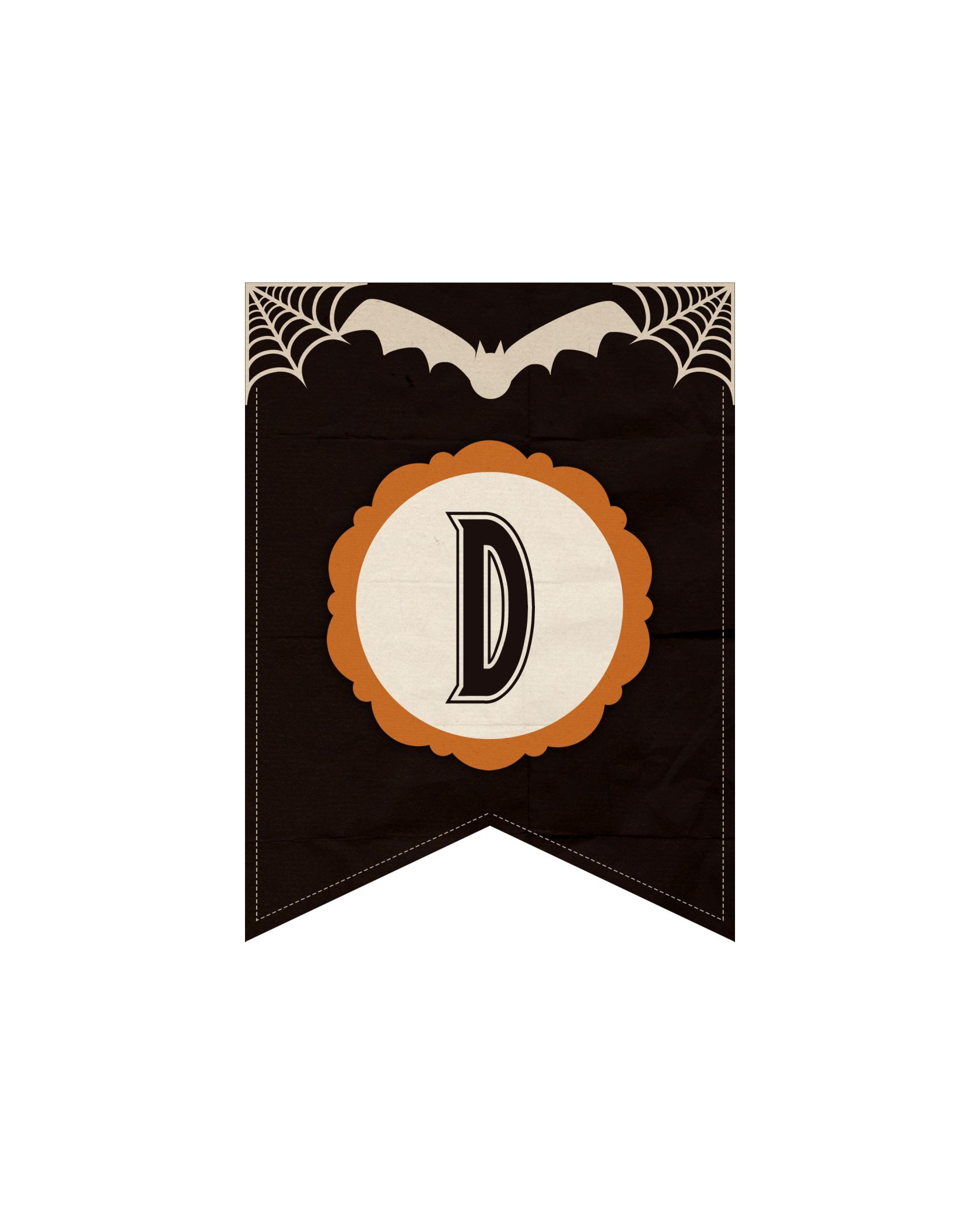 Dark Halloween Letters (4)