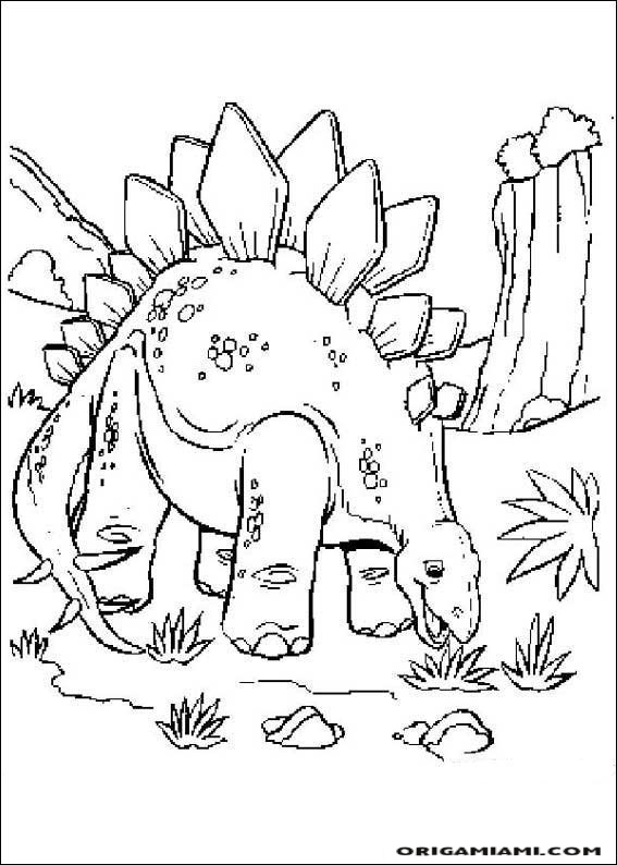 Dinosaur coloring page (1)