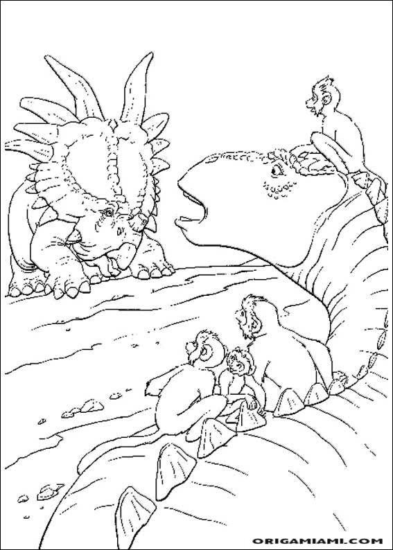 Dinosaur coloring page (16)