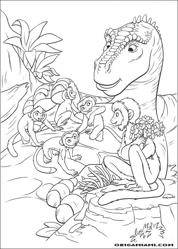 Dinosaur coloring page (24)