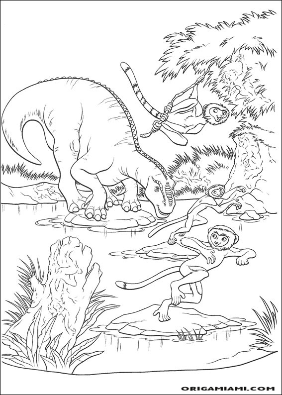 Dinosaur coloring page (25)