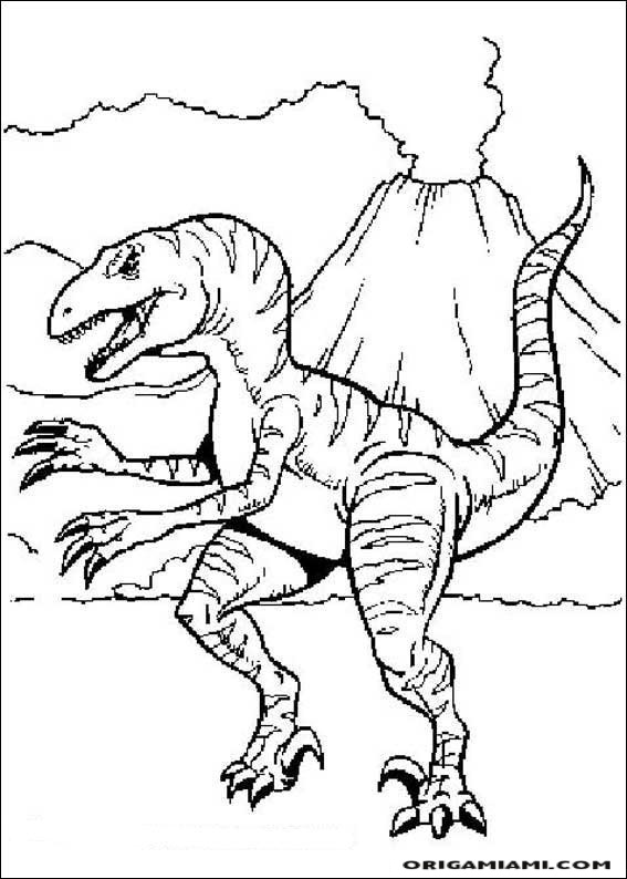 Dinosaur coloring page (3)