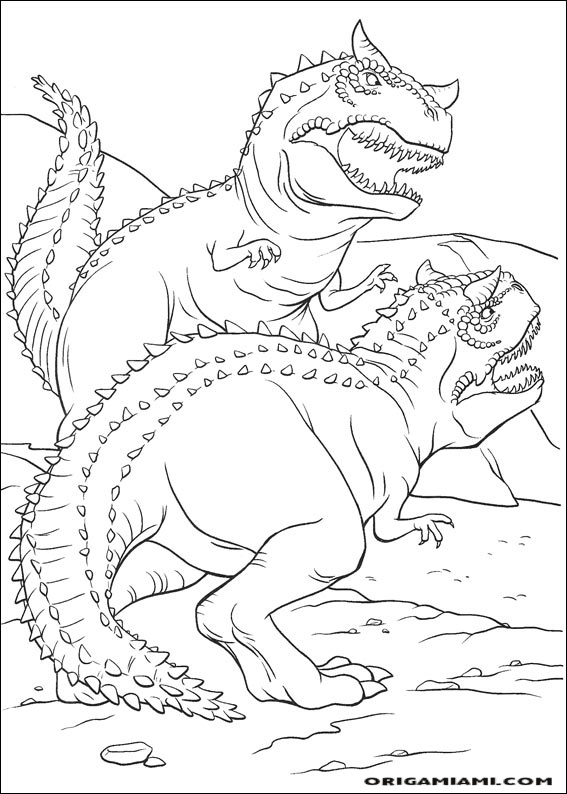 Dinosaur coloring page (30)