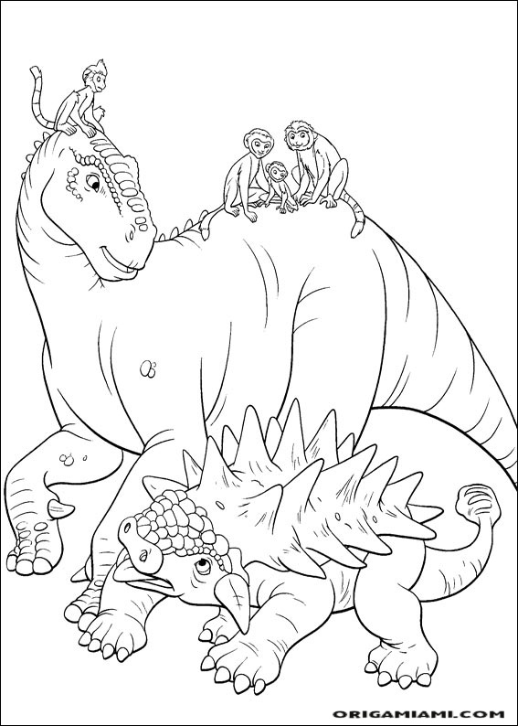 Dinosaur coloring page (38)