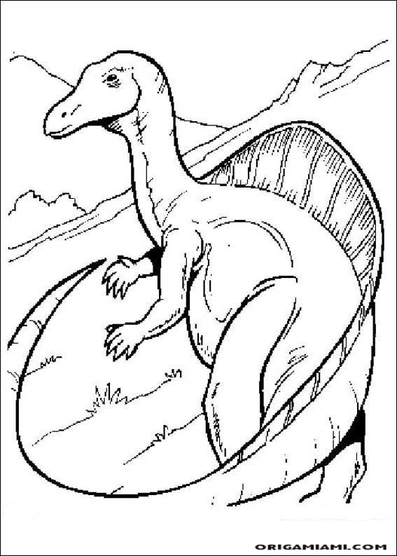 Dinosaur coloring page (4)