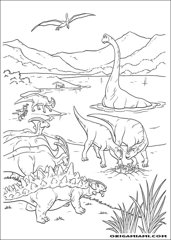 Dinosaur coloring page (48)