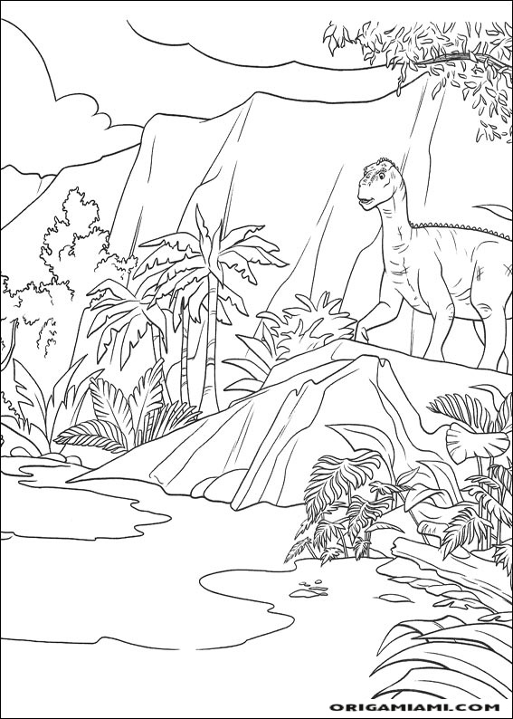 Dinosaur coloring page (51)