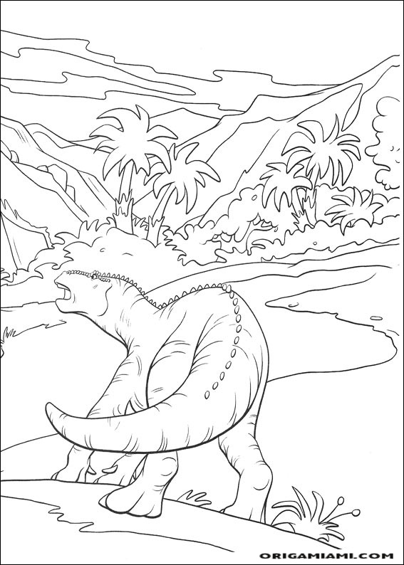 Dinosaur coloring page (54)