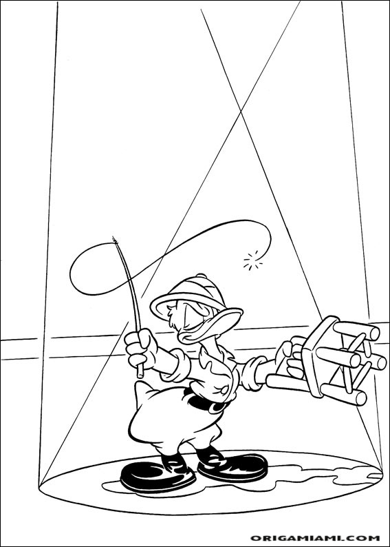 Donald duck coloring page (111)