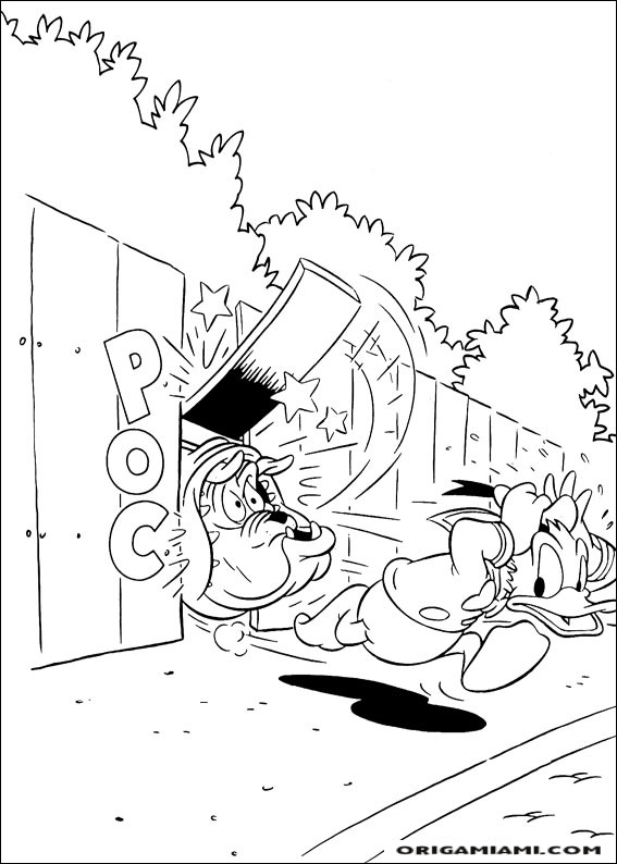 Donald duck coloring page (113)