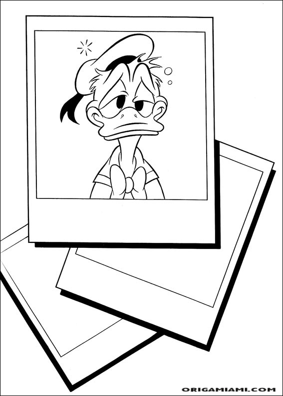 Donald duck coloring page (114)