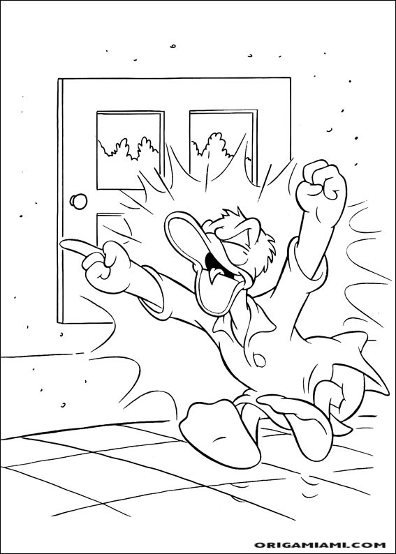 Donald duck coloring page (115)