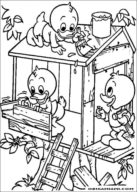 Donald duck coloring page (12)