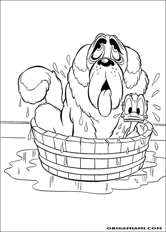 Donald duck coloring page (133)