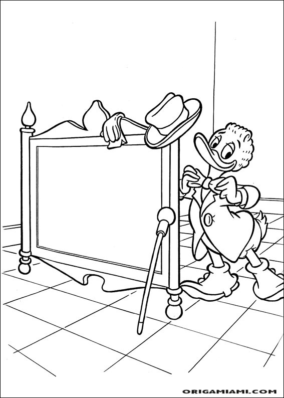 Donald duck coloring page (134)