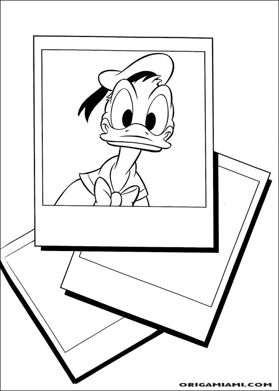 Donald duck coloring page (135)