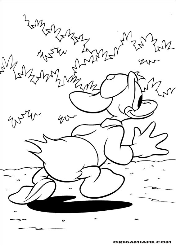 Donald duck coloring page (138)