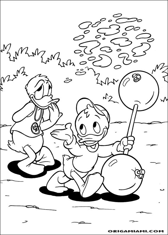 Donald duck coloring page (140)