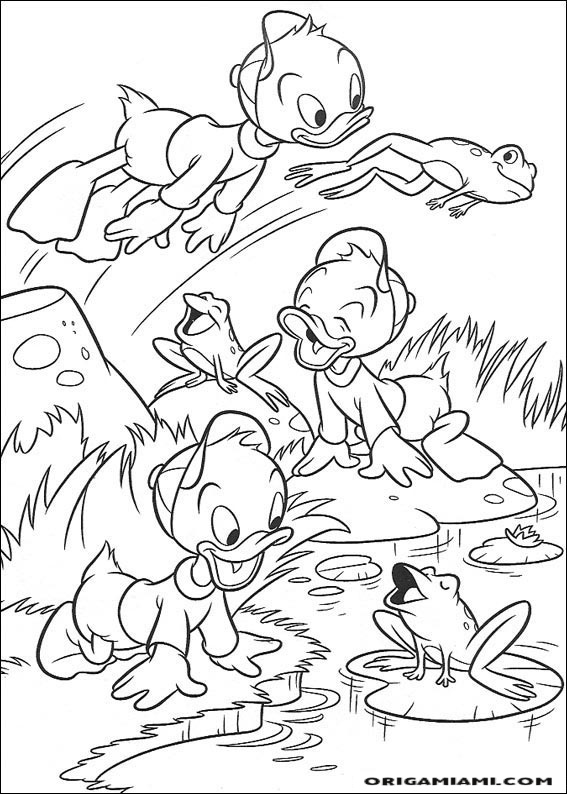 Donald duck coloring page (15)