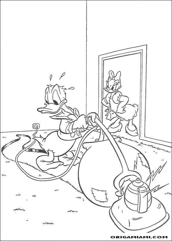 Donald duck coloring page (17)