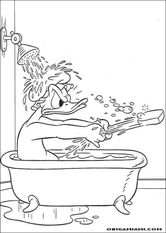 Donald duck coloring page (19)