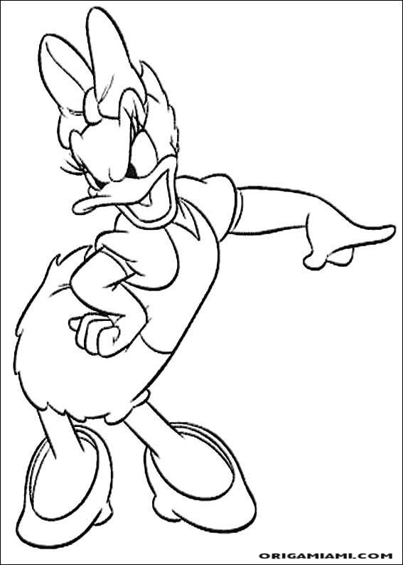 Donald duck coloring page (2)