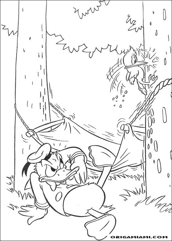 Donald duck coloring page (22)