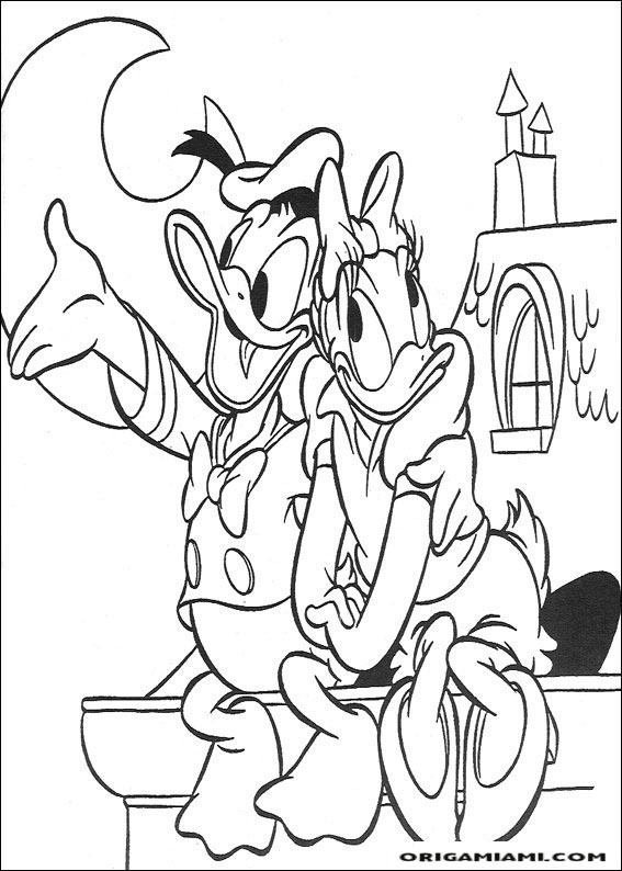 Donald duck coloring page (23)