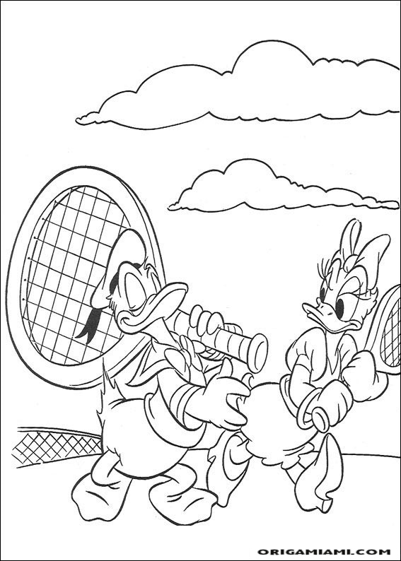 Donald duck coloring page (24)