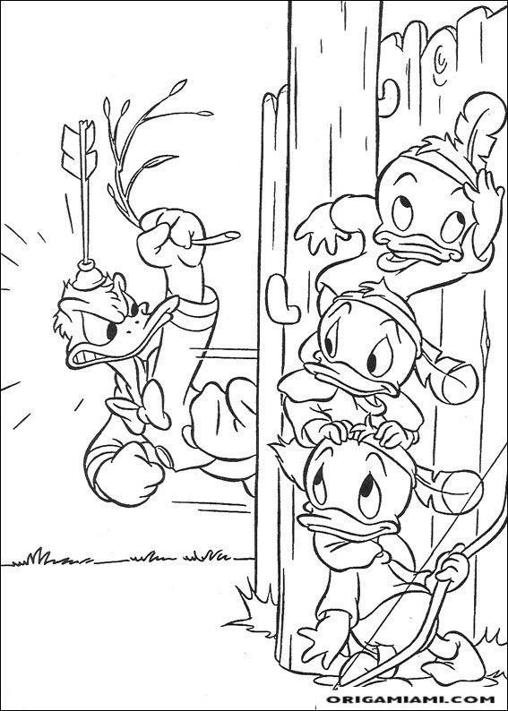 Donald duck coloring page (26)