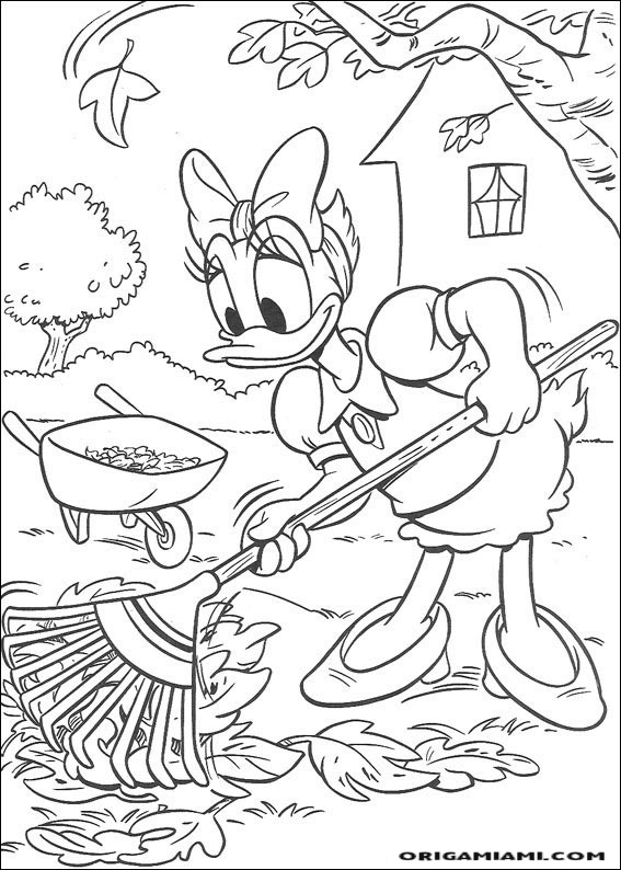 Donald duck coloring page (27)