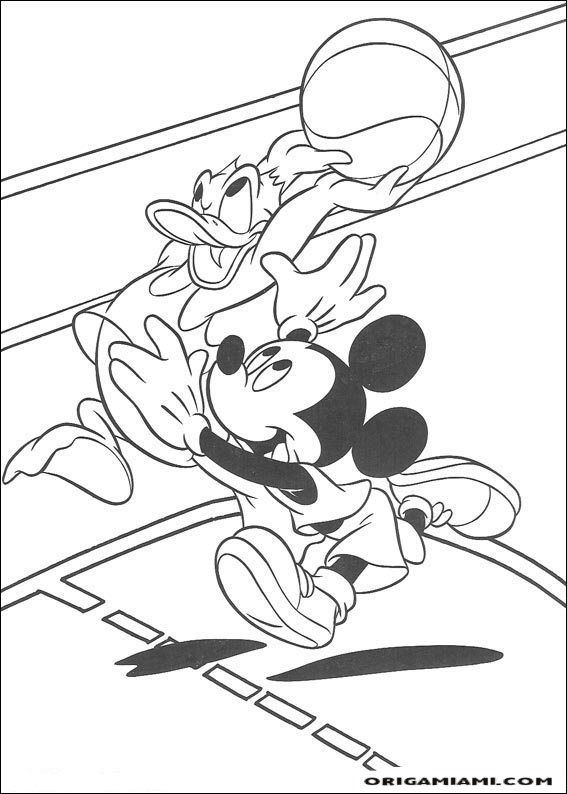 Donald duck coloring page (29)