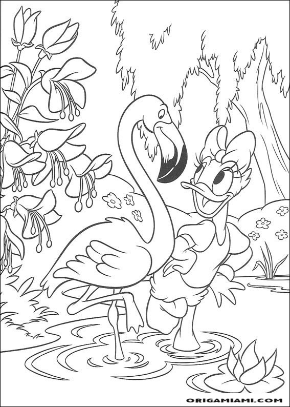 Donald duck coloring page (30)