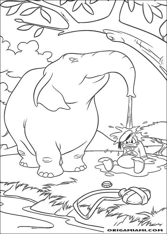 Donald duck coloring page (31)