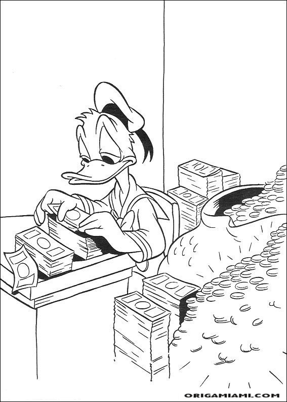 Donald duck coloring page (32)