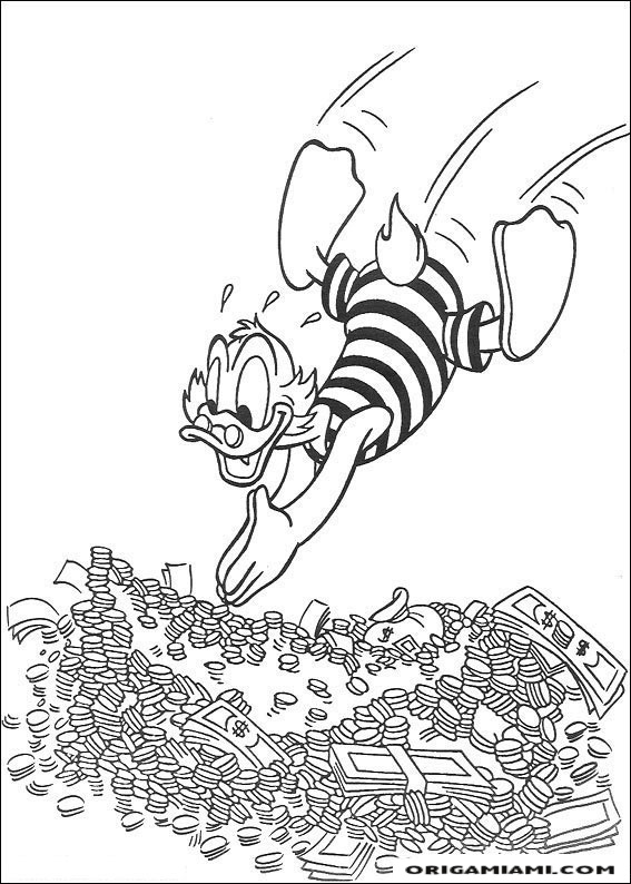 Donald duck coloring page (33)