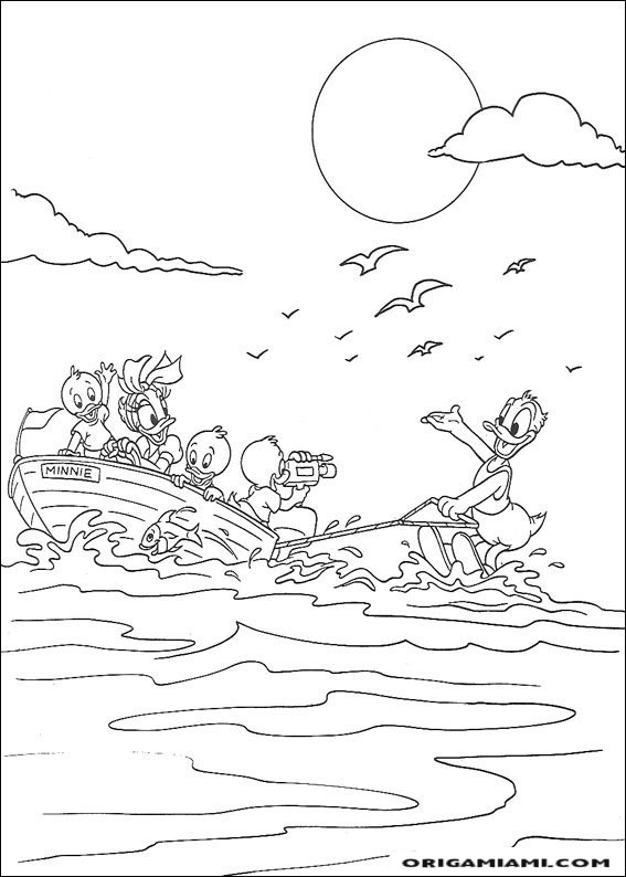 Donald duck coloring page (34)