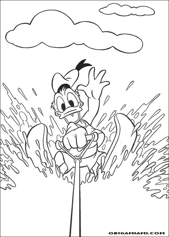 Donald duck coloring page (35)