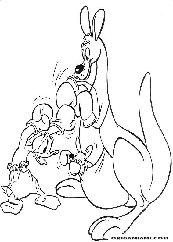 Donald duck coloring page (40)