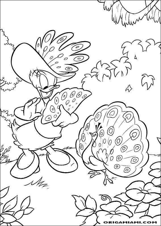 Donald duck coloring page (42)